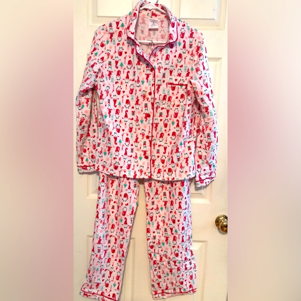 Christmas Nome Flannel Pajamas by Serra Medium